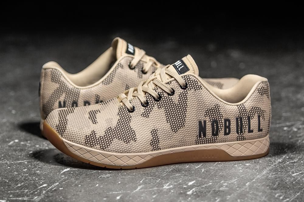 NOBULL Sand Superfabric Training Ayakkabı Bayan - Camo - Turkiye (WQJ-524163)